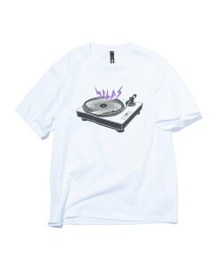 SILAS TURNTABLE S/S TEE �T�C���X �g�b�v�X �J�b�g�\�[�ET�V���c �u���b�N �z���C�g�y���������z
