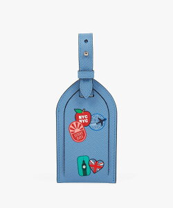 SMYTHSON Luggage Tag in Panama Stickers �X�}�C�\�� �C���e���A�E�����G�� �g���x���O�b�Y �u���[�y���������z