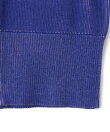 atmos pink Rib Knit Zip-up Top BLUE