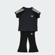 adidas 【公式】アディダス adidas 返品可 スリム ニット Tシャツ レギンス 上下セット アディダス トッ…