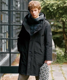 【SALE／10%OFF】DRESSTERIOR 【3WAY/撥水素材/インナー付/Safari12月号/Begin12月号掲載】3WAYダウンコート ドレステリア ジャケット・アウター ダウンジャケット・ダウンベスト ブラック【送料無料】