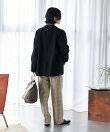 FIT MAGIC マーベルト タック スラックスパンツ