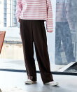 FIT MAGIC マーベルト タック スラックスパンツ