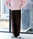 FIT MAGIC マーベルト タック スラックスパンツ
