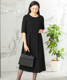 AddRouge 【洗える/選べる着丈】喪服 礼服 ブラックフォーマル レディース ワンピース アッドルージュ スーツ・フォーマル セットアップスーツ ブラック【送料無料】