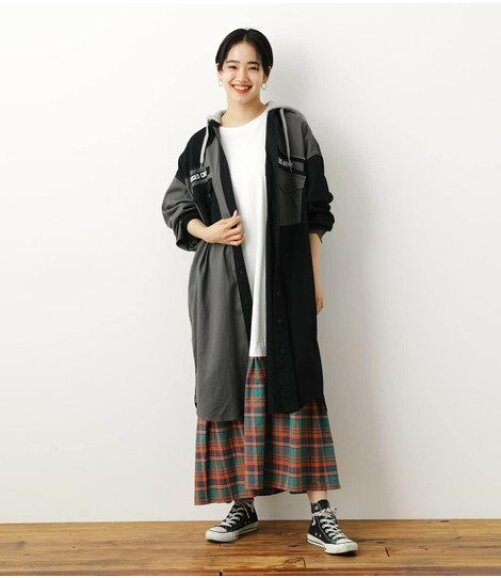 Rodeo Crowns Wide Bowl フード付キミリタリーシャツワンピース Rakuten Fashion 楽天ファッション 旧楽天ブランドアベニュー Dq09