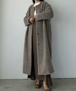 Louere シャギーノーカラーコート