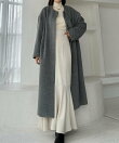 Louere シャギーノーカラーコート