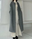 Louere シャギーノーカラーコート