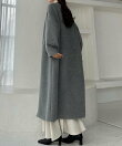 Louere シャギーノーカラーコート