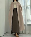 Louere シャギーノーカラーコート