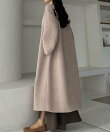 Louere シャギーノーカラーコート