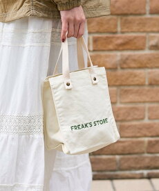 【SALE／20%OFF】FREAK'S STORE FREAK'S STOREショッパーバッグ フリークスストア バッグ トートバッグ ホワイト グリーン
