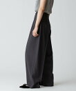 ギャバタックモダンワイドパンツ