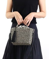 【SALE／40%OFF】COOCO タッセル付メタリックフィルムミニ2WAYカゴバッグ プードゥードゥー バッグ かご…
