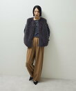 ・ELENCARE DUE シープファーロングベスト
