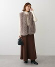 ・ELENCARE DUE シープファーロングベスト