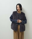 ・ELENCARE DUE シープファーロングベスト
