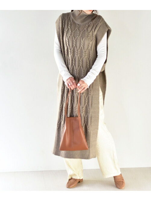 Retro Girl ケーブルロングニットベスト Rakuten Fashion 楽天ファッション 旧楽天ブランドアベニュー Cd2840