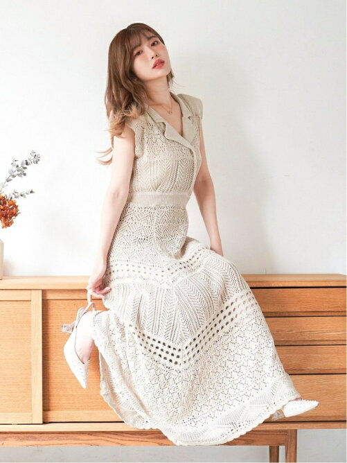 Darich ニットレースジャケットワンピース Rakuten Fashion 楽天ファッション 旧楽天ブランドアベニュー Dg5840