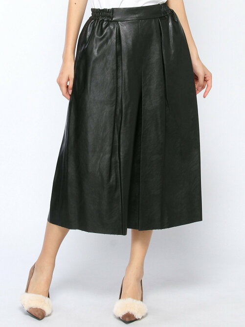 Rna N フェイクレザーガウチョパンツ Rakuten Fashion 楽天