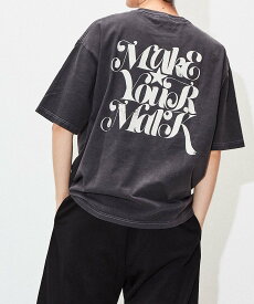 【SALE／30%OFF】CONVERSE TOKYO 【MAKE YOUR MARK】PIGMENT DYE BACK PRINT TEE コンバーストウキョウ トップス カットソー・Tシャツ グリーン ピンク グレー【送料無料】