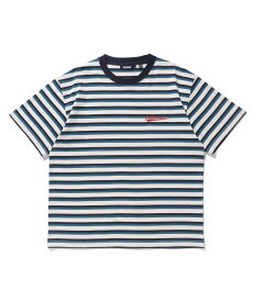 XLARGE BASEBALL LOGO STRIPED S/S TEE XLARGE エクストララージ トップス カットソー・Tシャツ ブラック ブルー グリーン【送料無料】