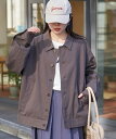 【SALE／87%OFF】CIAOPANIC TYPY -Re LABEL- コットンツイルハーフジャケット チャオパニックティピー ジャケット・アウター ブルゾン・ジャンパー ベージュ グレー ネイビー