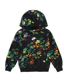 【SALE／20%OFF】NIKE トドラー(90-100cm) トレーナー/パーカー NIKE(ナイキ) NKB B NSW AOP REVEAL PO ルーキーキッズ トップス パーカー・フーディー ブラック ブルー【送料無料】