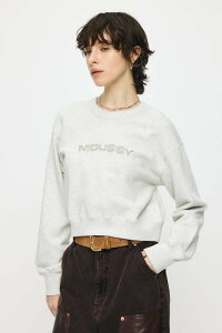 �ySALE�^20%OFF�zMOUSSY LITTLE POPS LOGO �v���I�[�o�[ �}�E�W�[ �g�b�v�X �X�E�F�b�g�E�g���[�i�[ �O���[ �l�C�r�[ �s���N �u���b�N�y���������z