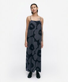 Marimekko Pyorahdys Unikko ワンピース マリメッコ ワンピース・ドレス ワンピース ブラック【送料無料】