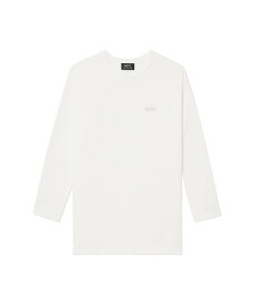 A.P.C. Outline トップ アー・ぺー・セー トップス カットソー・Tシャツ ホワイト シルバー【送料無料】
