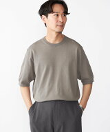 【SALE／30%OFF】SHIPS MEN SHIPS: リネン*TEXBRID クルーネック ニット Tシャツ シップス トップス ニッ…