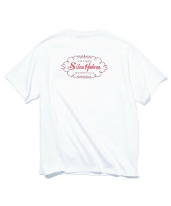 SILAS CAPITAL LETTER S/S TEE �T�C���X �g�b�v�X �J�b�g�\�[�ET�V���c �z���C�g �u���b�N �O���[�y���������z