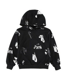 【SALE／20%OFF】NIKE キッズ(105-120cm) トレーナー/パーカー NIKE(ナイキ) NKN CLUB BRAND ENERGY AOP HOOD ルーキーキッズ トップス パーカー・フーディー ブラック ブルー【送料無料】