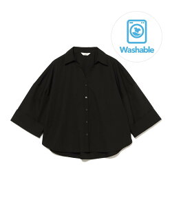 BEAMS HEART WOMEN �X�L�b�p�[ ���C�h�X���[�u �V���c 26SS �E�H�b�V���u�� �I���I�t���p �r�[���X �n�[�g �g�b�v�X �V���c�E�u���E�X �u���b�N �z���C�g �u���E���y���������z