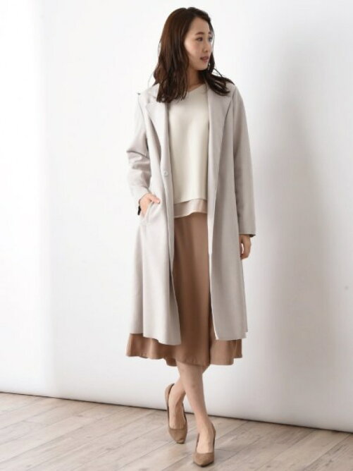 Interplanet Interplanet W ストレッチフェイクスエードコート Rakuten Fashion 楽天ファッション 旧楽天ブランドアベニュー Aw3842