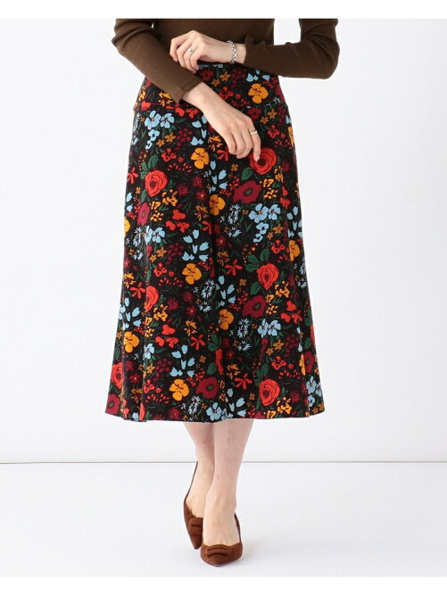 Beams Outlet Demi Luxe Beams フラワープリント フレアスカート Rakuten Fashion 楽天ファッション 旧 楽天ブランドアベニュー Bv6842