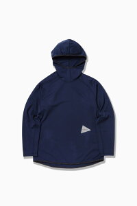 and wander dry jersey LS hoodie �A���h�����_�[ �g�b�v�X �J�b�g�\�[�ET�V���c �u���b�N �l�C�r�[ �s���N �z���C�g�y���������z