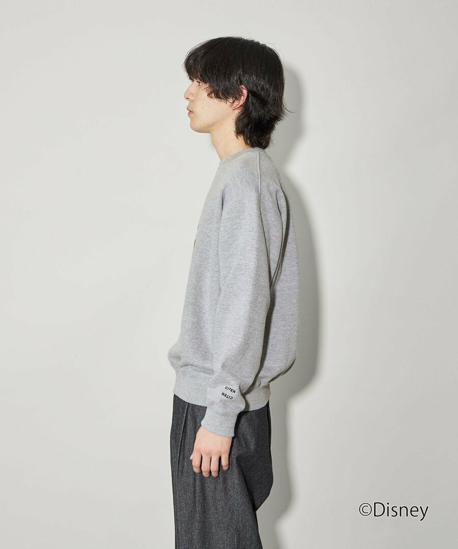 【SALE/70%OFF】CITEN 【別注】<CITEN>MICKEY MOUSE / プリントスウェット ユナイテッドアローズ アウトレット トップス スウェット・トレーナー グレー ブラック - メイン画像 7