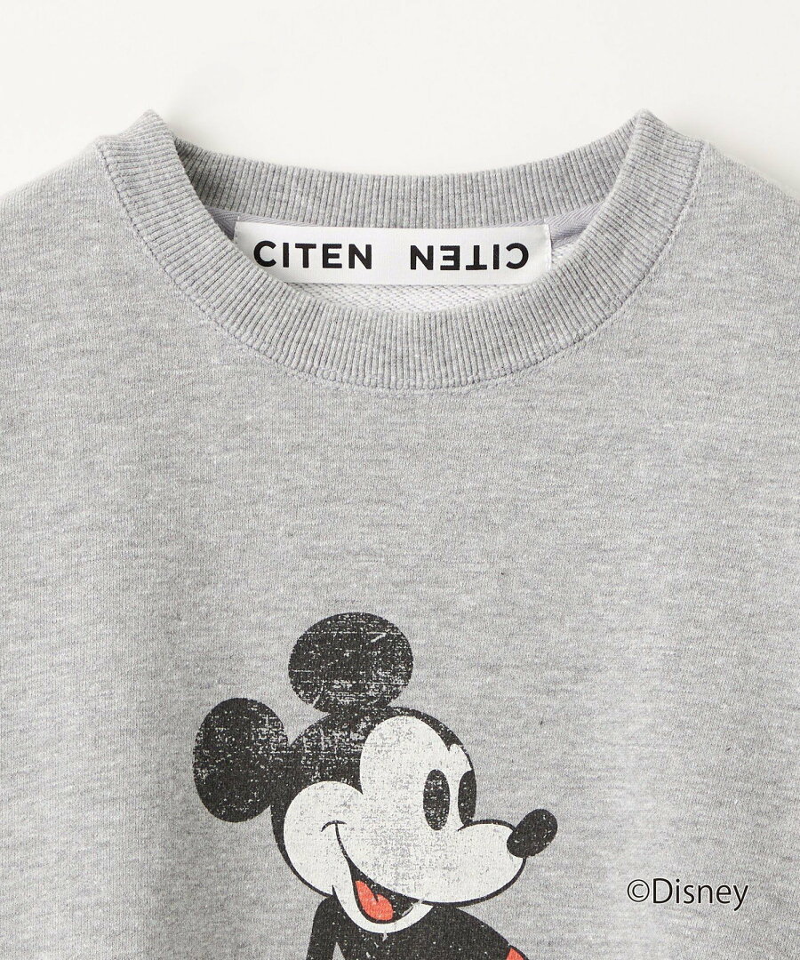 【SALE/70%OFF】CITEN 【別注】<CITEN>MICKEY MOUSE / プリントスウェット ユナイテッドアローズ アウトレット トップス スウェット・トレーナー グレー ブラック - メイン画像 15