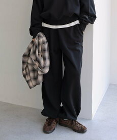 【SALE／20%OFF】ANME ワンポイント ロゴ刺繍 スウェット パンツ ANME アンメ アンドミー パンツ その他のパンツ ブラウン ブラック ホワイト【送料無料】