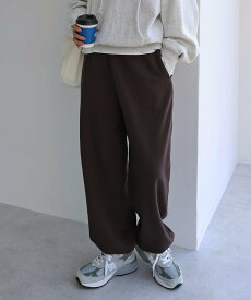 【SALE／20%OFF】ANME ワンポイント ロゴ刺繍 スウェット パンツ ANME アンメ アンドミー パンツ その他のパンツ ブラウン ブラック ホワイト【送料無料】