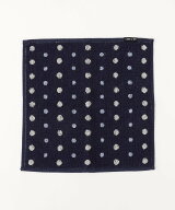 【SALE／10%OFF】COMME CA ISM 配色リズムドット柄 タオルハンカチ コムサイズム ファッション雑貨 ハン…
