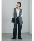 ミッドライズストレートワイドデニムパンツ