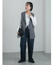 ミッドライズストレートワイドデニムパンツ