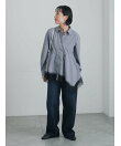 ミッドライズストレートワイドデニムパンツ