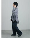 ミッドライズストレートワイドデニムパンツ