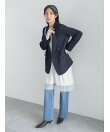 ミッドライズストレートワイドデニムパンツ