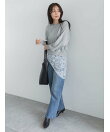 ミッドライズストレートワイドデニムパンツ